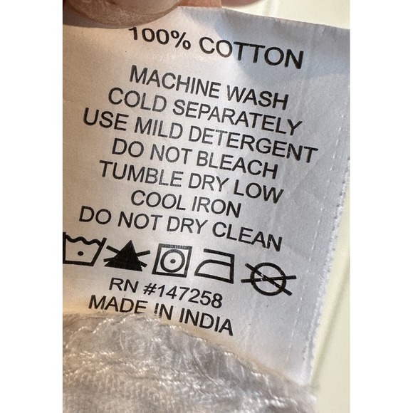 Simply Southern White Dress Pink Ric Rac Trim Pockets Embroidered Turtles Sz L - Picture 4 of 6